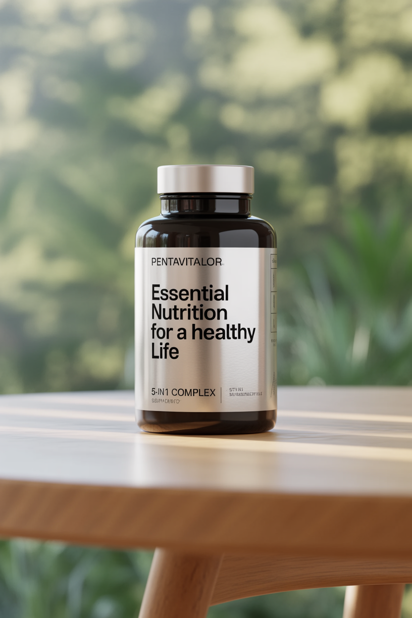 Pentavitalor 5-in-1 complex supplement bottle